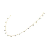 Natural Blue Topaz Gemstone 925 Sterling Silver Necklace