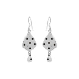 Natural Turquoise Gemstone 925 Sterling Silver Gold Plated Earring