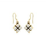 Adorable Pearl 925 Silver Gold Plated Designer Earring