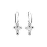 Natural White Topaz Gemstone 925 Sterling Silver Gold Plated Earring Pendant Set