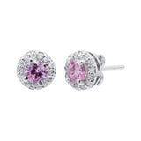 Cubic Zircon 925 Sterling Silver Stud Earring