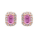 Cubic Zircon 925 Sterling Silver Stud Earring