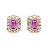 Cubic Zircon 925 Sterling Silver Stud Earring