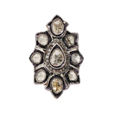 Polki Diamond Gold Plated 925 Sterling Silver Gold Plated Ring