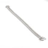 18k White Gold Real Diamond Bracelet For Women