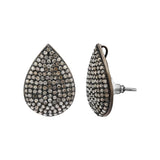 Natural Diamond 925 Silver Designer Earring