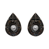 Natural Diamond 925 Silver Designer Earring