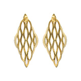 Designer Green Diamond Earring Pendant Silver Gold Plated Set