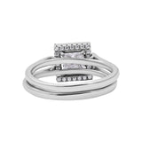 Designer Cubic Zircon Gold Plated 925 Silver Ring