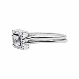 Designer Cubic Zircon Gold Plated 925 Silver Ring