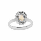 Lemon Quartz and Cubic Zircon 925 Sterling Silver Ring