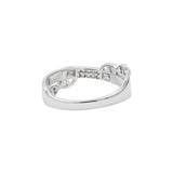 Natural Cubic Zircon 925 Silver Gold Plated Designer Ring