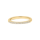 Plain Gold Plated Cubic Zircon 925 Sterling Silver Ring