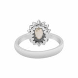 Citrine and Cubic Zircon 925 Sterling Silver Rose Gold Plated Ring