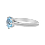 Designer Blue Topaz 925 Sterling Silver Ring