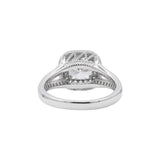 Natural Cubic Zircon 925 Gold Plated Silver Designer Ring