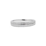 Natural Cubic Zircon 925 Sterling Silver Gold Plated Band Ring For Women