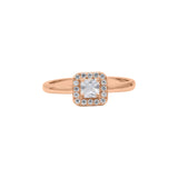 Genuine 925 Cubic Zircon Gold Plated Silver Designer Ring