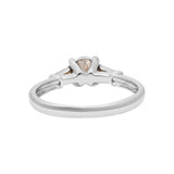 Diamond 925 Sterling Silver Designer Gold Plated Ring