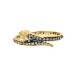 Snake Diamond 925 Sterling Silver Ring