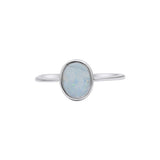 Natural Opal 925 Sterling Silver Designer Ring