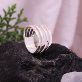 925 Sterling Silver Multiple Layered Rings