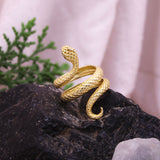 925 Sterling Silver Snake Design Ring