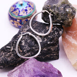 925 Sterling Silver Classic Hoop Earrings