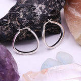 925 Sterling Silver Classic Hoop Earrings