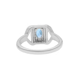 Natural Blue Topaz Designer 925 Sterling Silver Ring