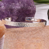 925 Sterling Silver Hammered Cuffs Bracelets