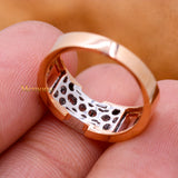 Precious Diamond 18k Rose Gold Band Ring