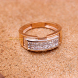 Precious Diamond 18k Rose Gold Band Ring