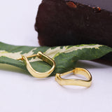 925 Sterling Silver Wave Hoop Earring