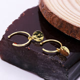 Designer 925 Sterling Silver Hammered Round Earrings