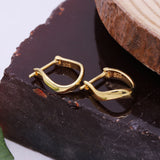 925 Sterling Silver Wave Hoop Earring