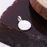 925 Sterling Silver Hammered Pendant