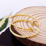 925 Sterling Silver Big Hoop Earrings