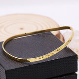 925 Sterling Silver Handmade Hammered Gold Plated Bracelets