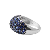 Handmade Natural Blue Sapphire Gemstone 925 Sterling Silver Ring