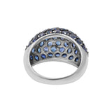 Handmade Natural Blue Sapphire Gemstone 925 Sterling Silver Ring