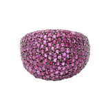 Natural Ruby Gemstone 925 Sterling Silver Designer Ring