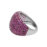 Natural Ruby Gemstone 925 Sterling Silver Designer Ring
