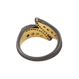 Designer Natural Diamond 925 Sterling Silver Black Rhodium Plated Ring