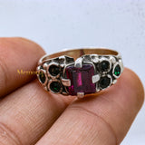 Cubic Zircon 925 Sterling Silver Ring For Womens