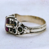 Cubic Zircon 925 Sterling Silver Ring For Womens