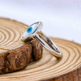 Shop Natural Pearl Evil Eye 925 Sterling Silver Protection Ring For Womens