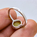 Natural Opal Gemstone 925 Sterling Silver Unisex Ring