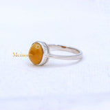 Natural Opal Gemstone 925 Sterling Silver Unisex Ring