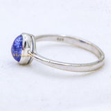 Natural Tanzanite Healing Gemstone 925 Sterling Silver Ring